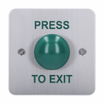 Stainless Steel Standard Green Dome Exit Switch